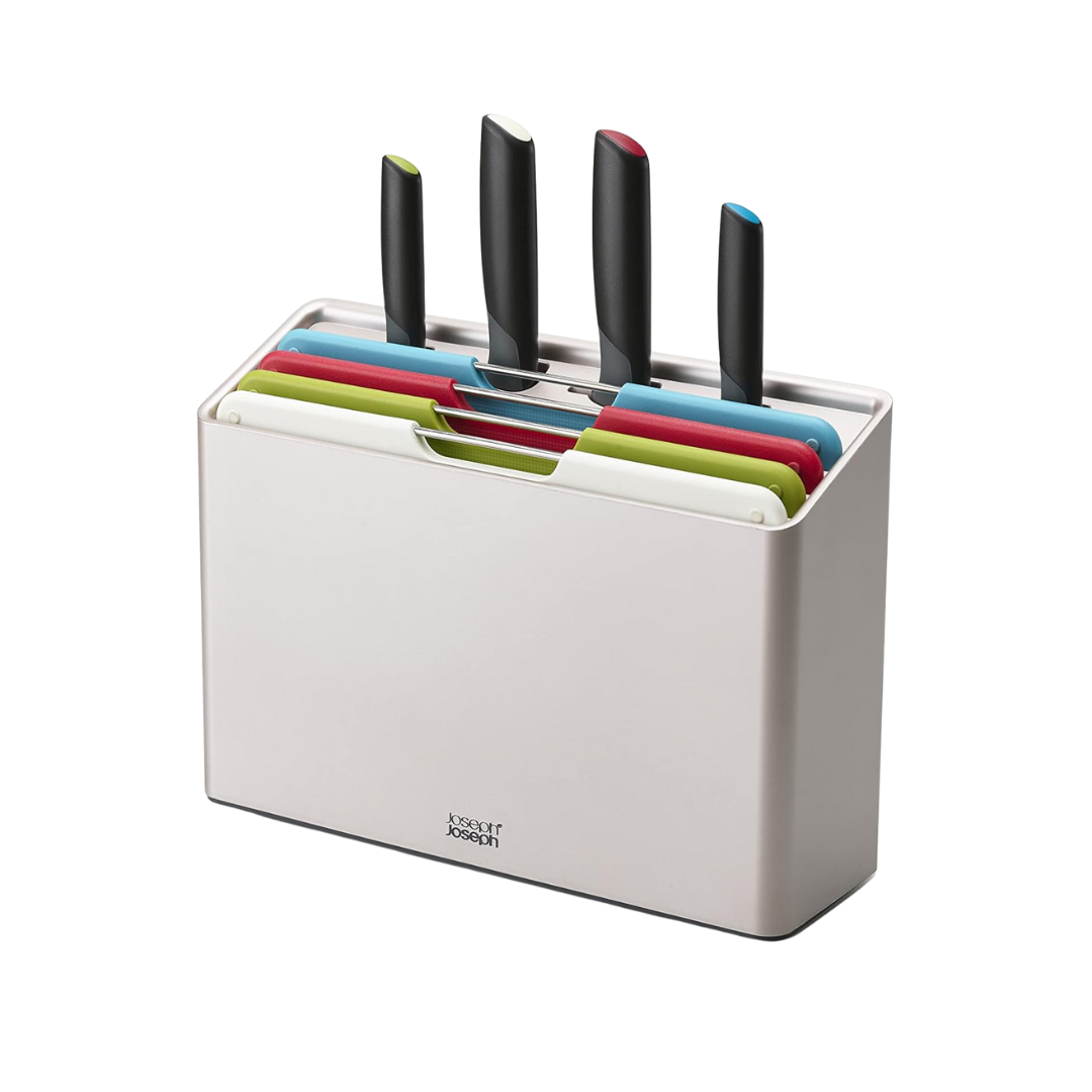 Folio Plus Knife & Chopping Board Set (Set of 8) - Multicolour