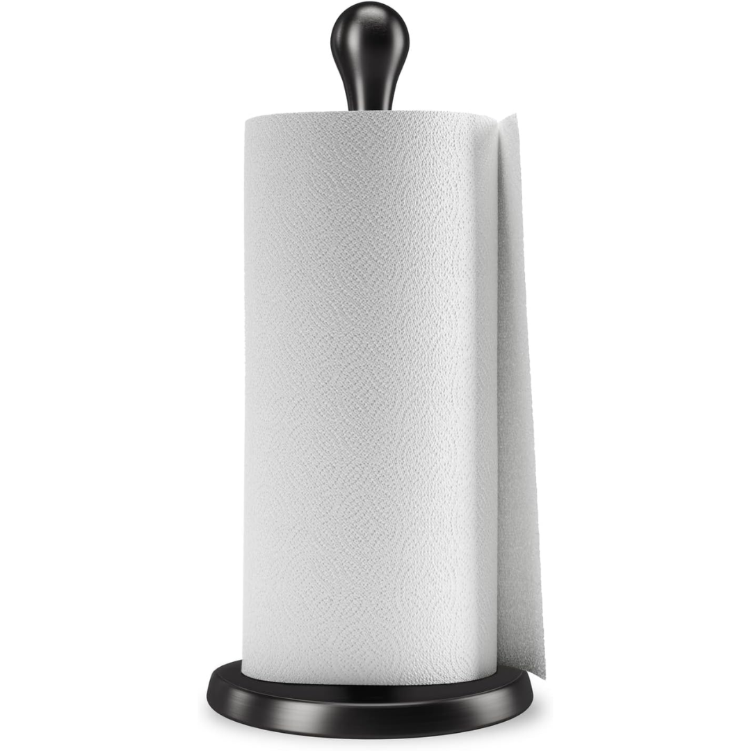 Tug Paper Towel Holder (Knock Down) - Metal Black