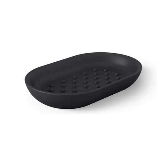 Junip Oval Soap Dish - Black