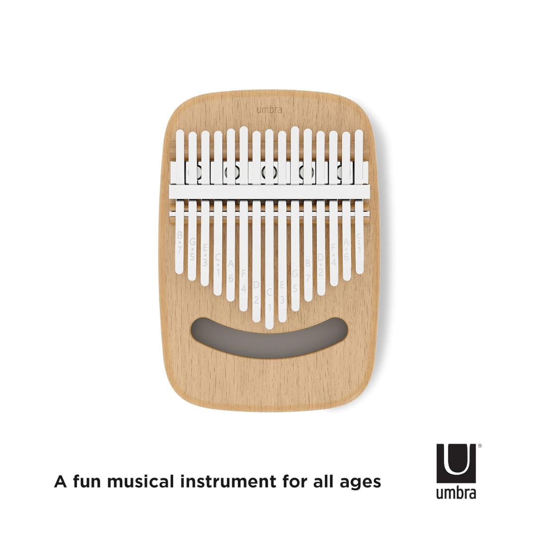 Strumba Kalimba - White/Natural