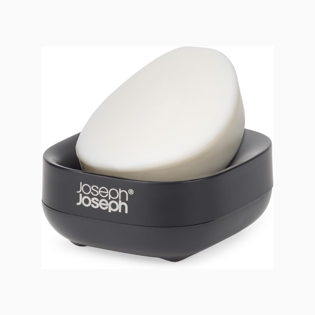Slim Compact Soap Dish - Black