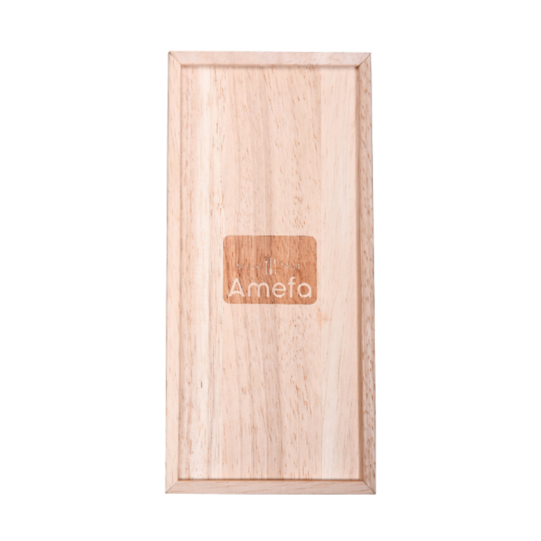 Royal Steak (4 Pieces Steak Cutlery Set in Wooden Tray) - Brown