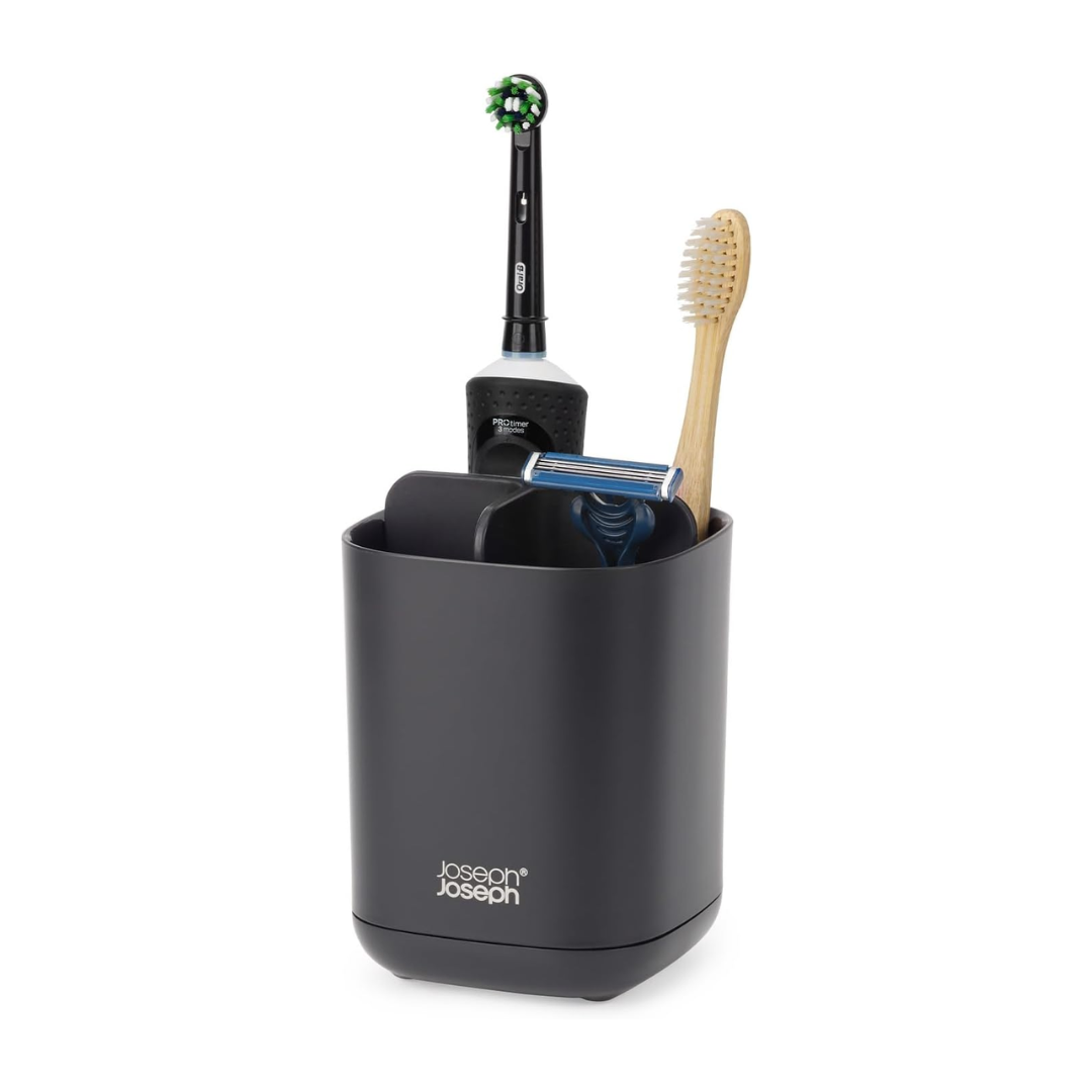 EasyStore Toothbrush Caddy - Black