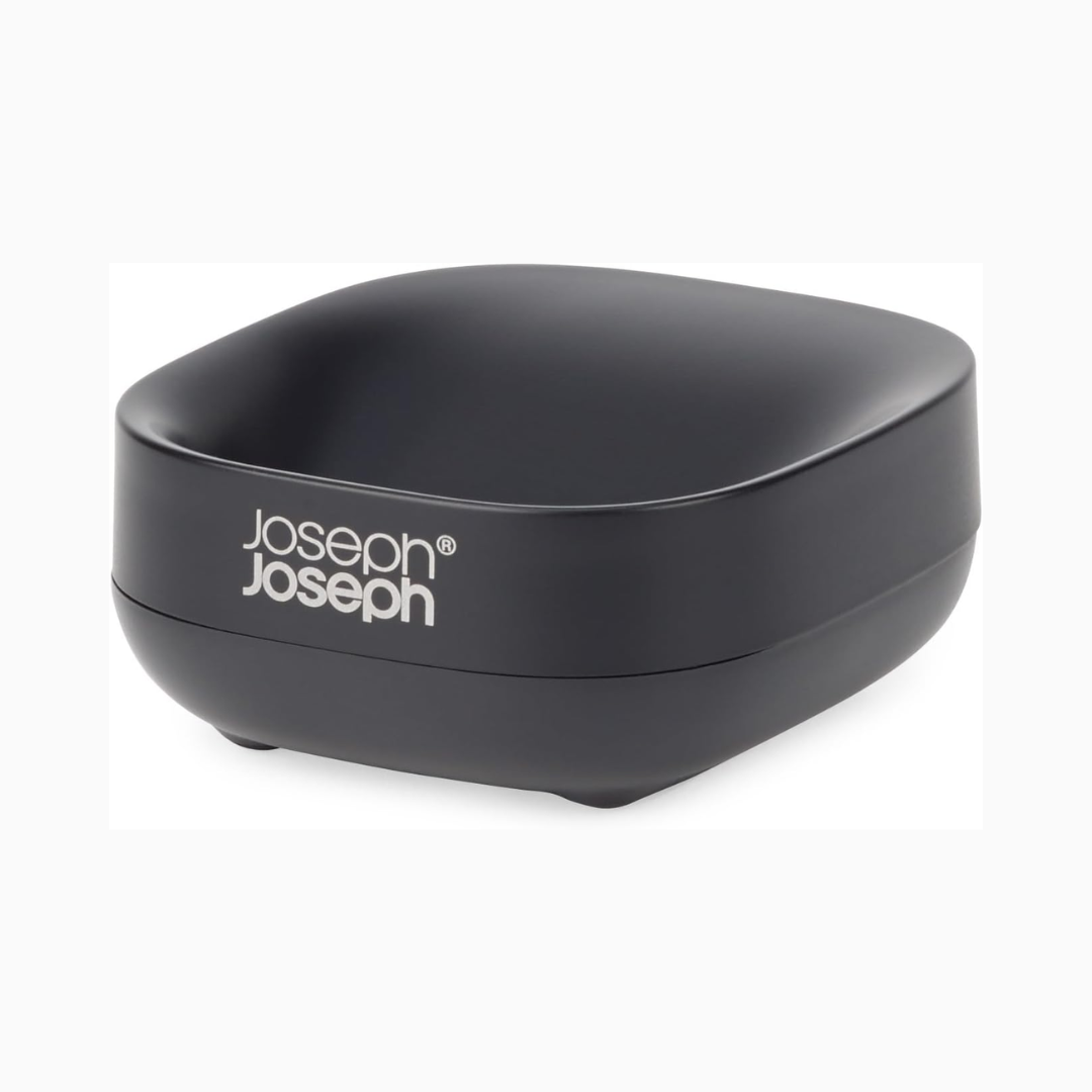 Slim Compact Soap Dish - Black