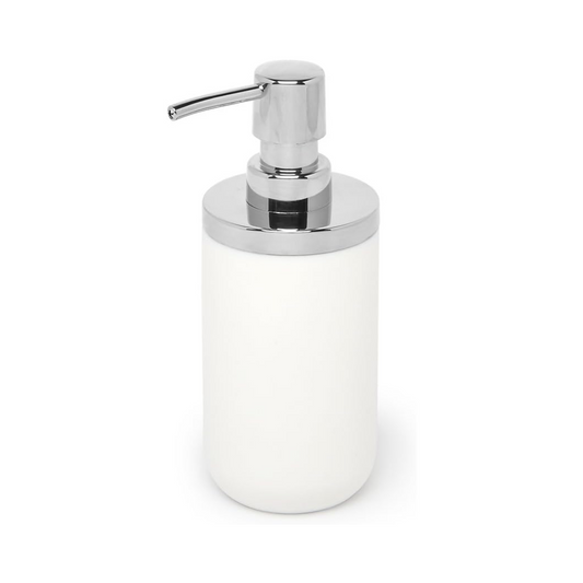 Junip Soap Sanitizer & Dispenser - Chrome/White