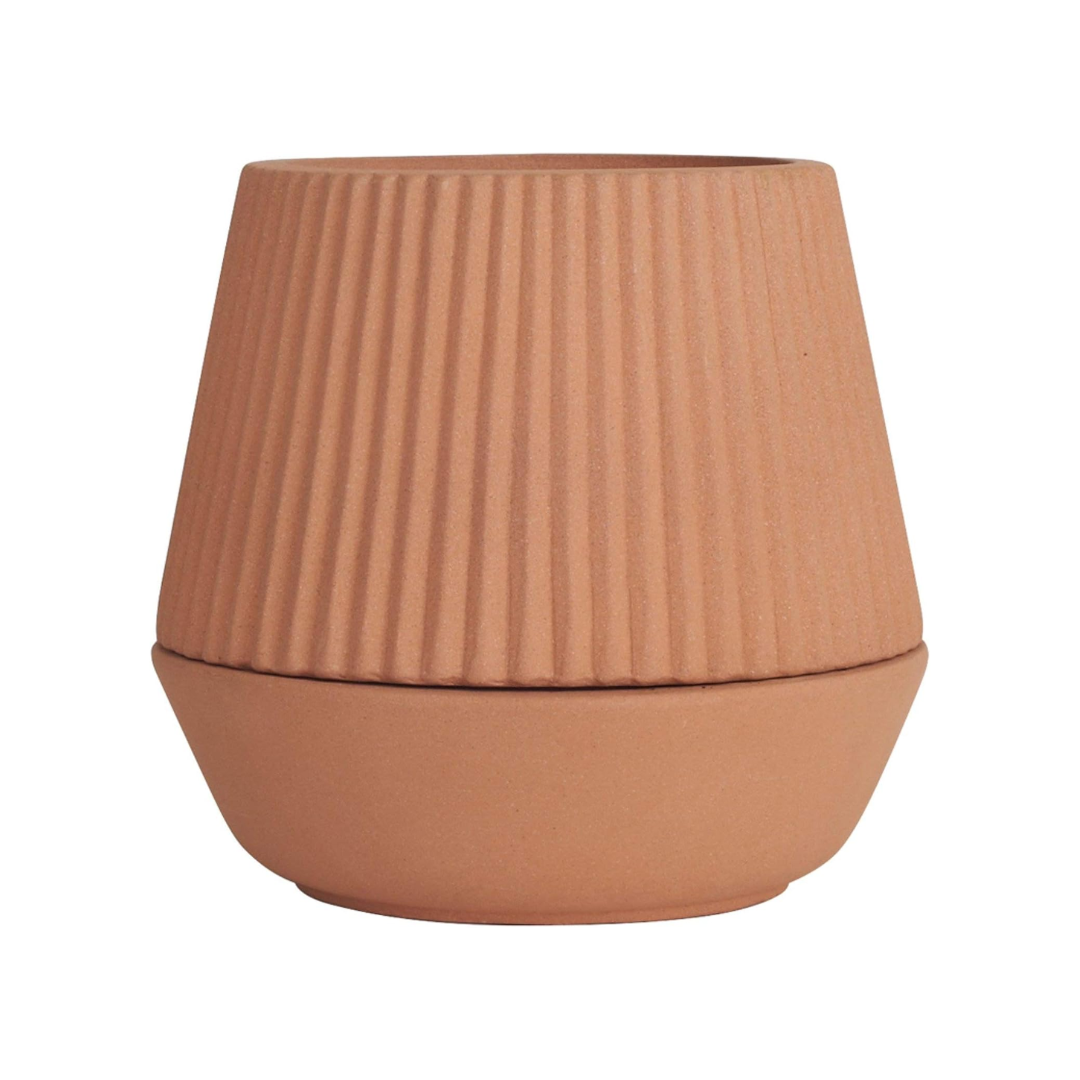 Pleated Planter - Earthenware