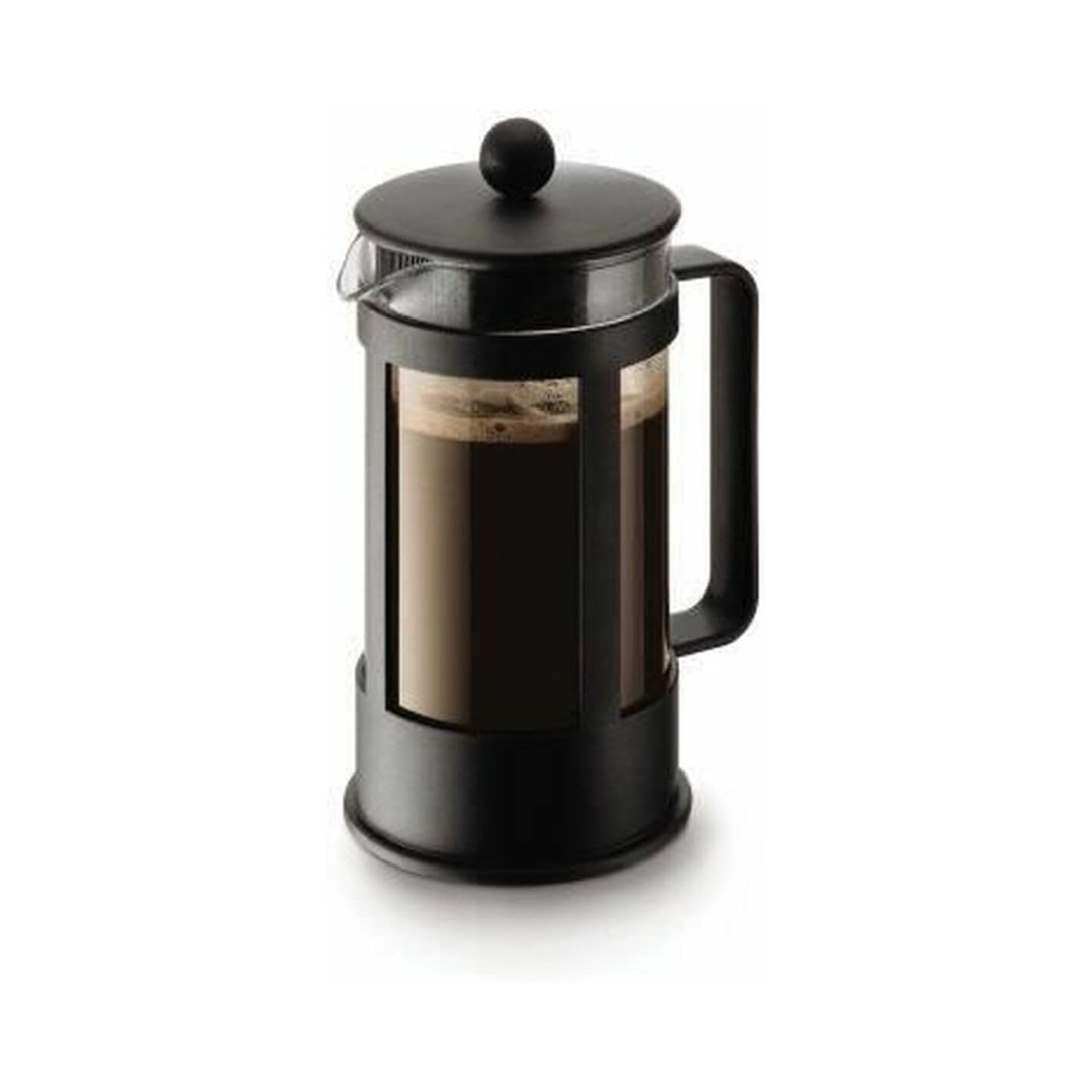 Kenya French Press Coffee Maker (Straight Frame) 8 Cup - 1.0L/34oz - Black