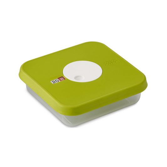 Dial Storage Container with Datable Lid Square - 0.9L