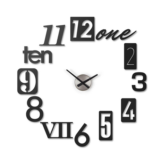 Numbra Wall Clock - Black