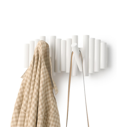 Picket Rail Hook - White