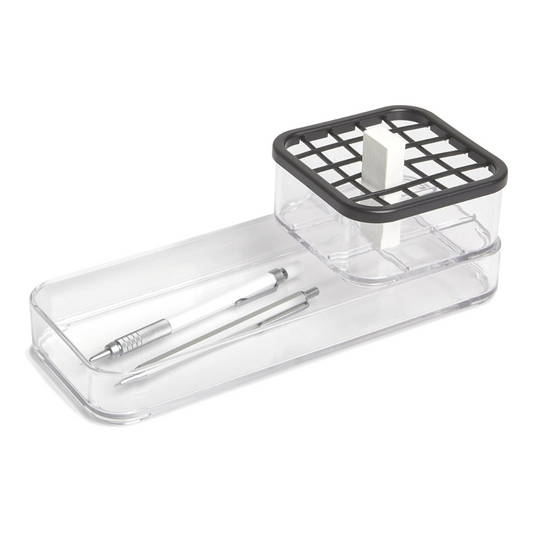 Carrel Medium Tray (Set of 2) - Clear