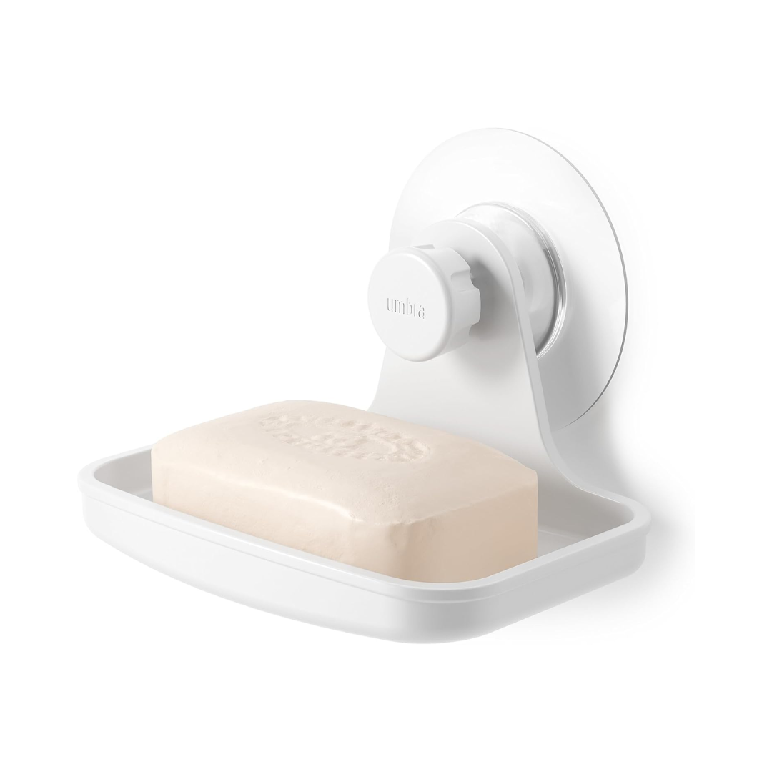 Flex Adhesive Soap Dish - White