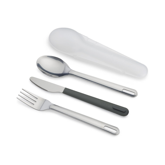 DUO Stainless Steel Cutlery Set - Grey