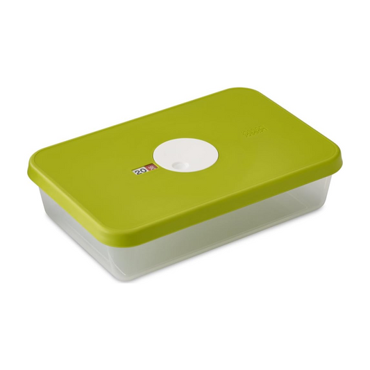 Dial Storage Container with Datable Lid Rectangular - 2.4L
