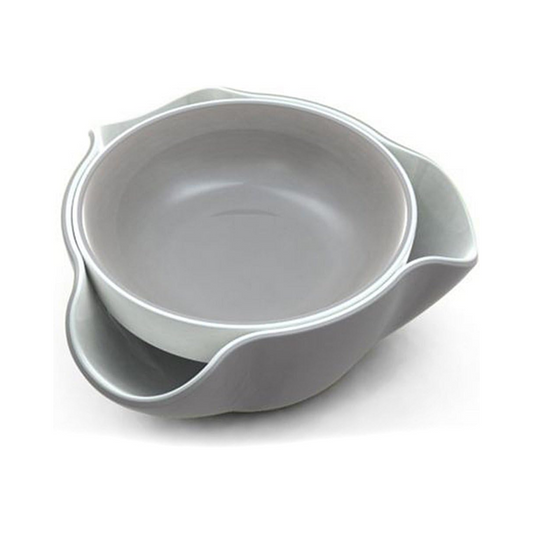 Double Dish - Stone Grey