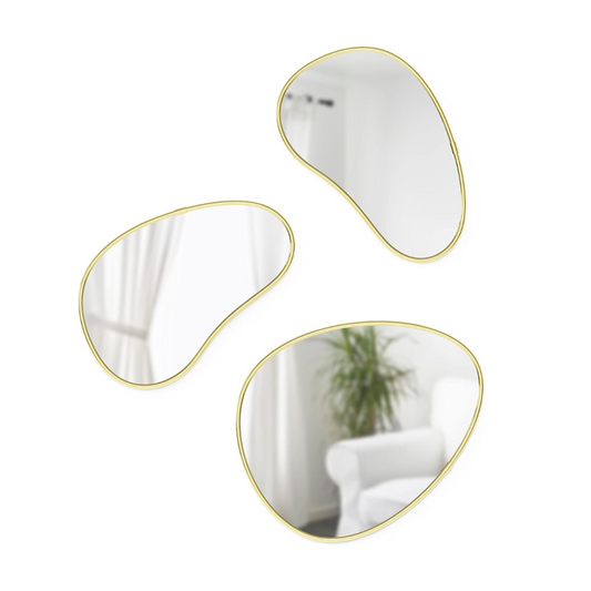 Hubba Pebble (Set of 3) - Brass