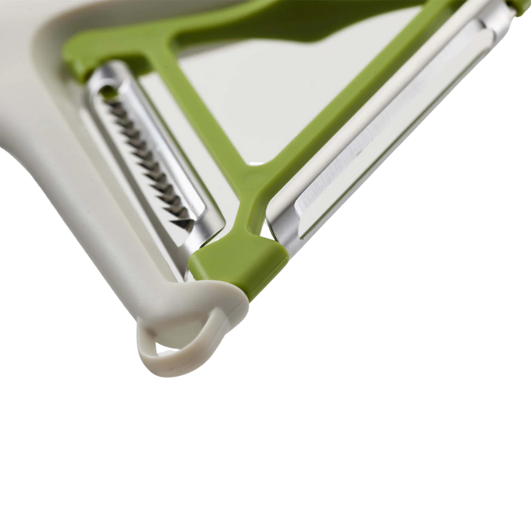 Switch 2-in-1 Peeler - Stone/Green
