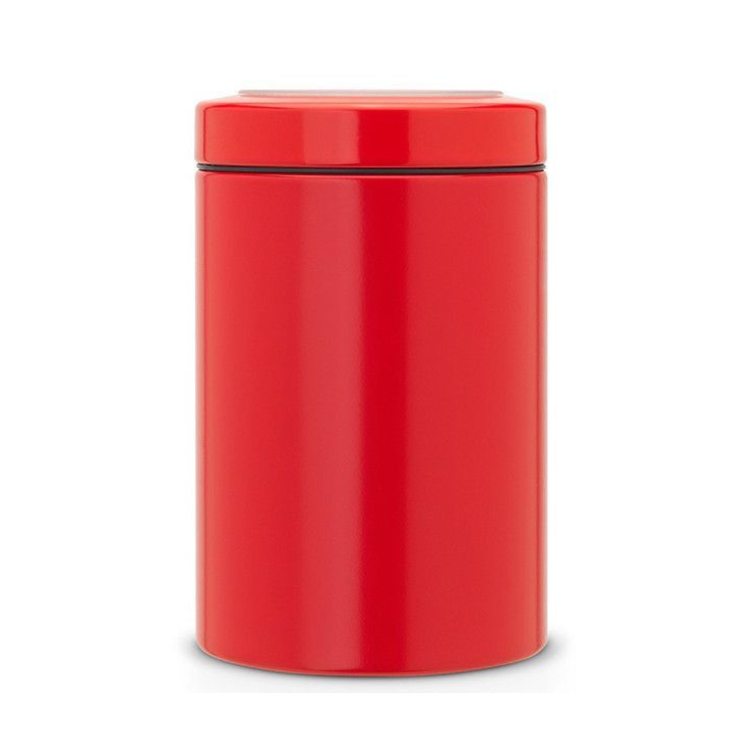 Window Lid Canister 1.4 Litre - Passion Red