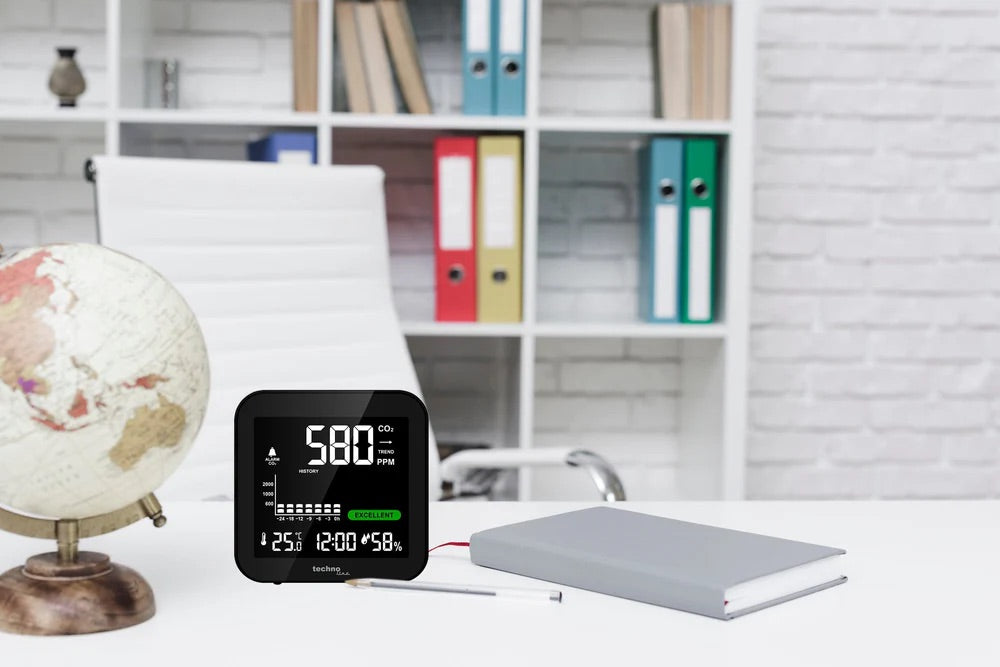 Air Quality Monitor - Air Tech Sensor Clock Alarm