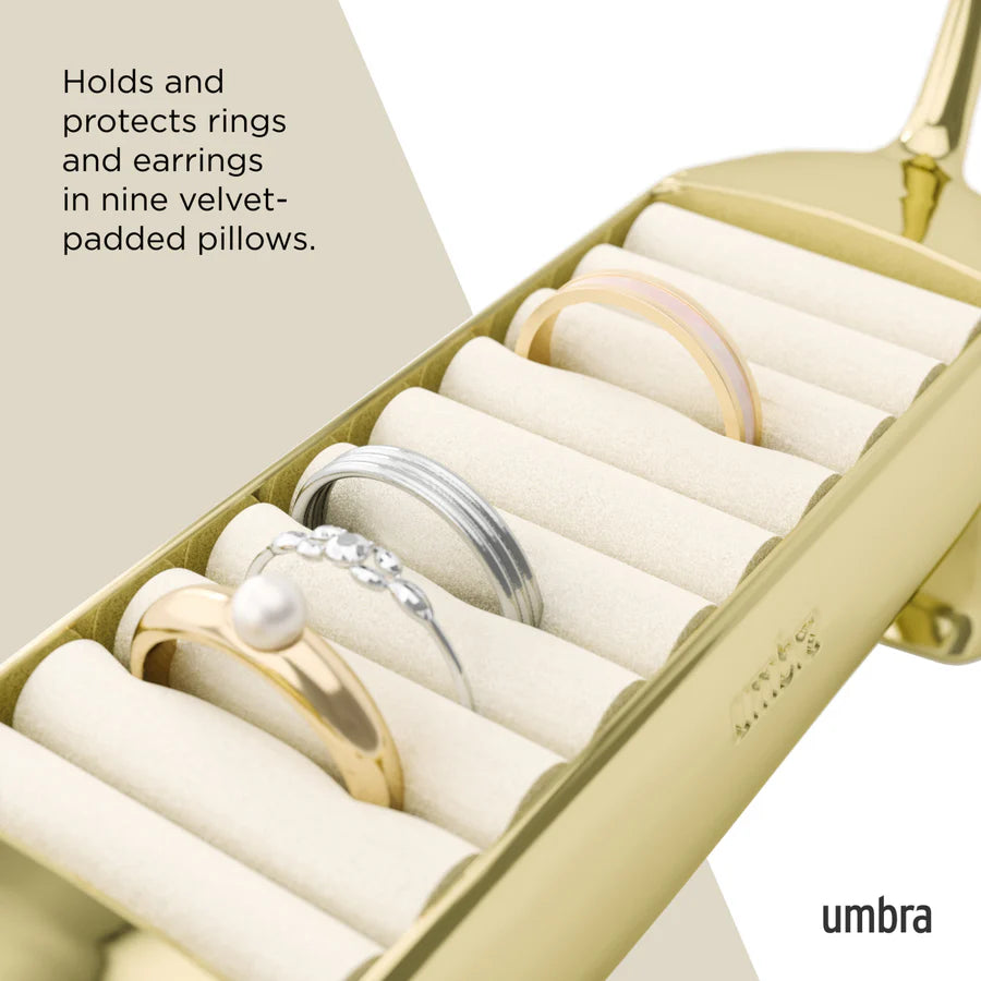 Dachsie Ring Holder - Brass
