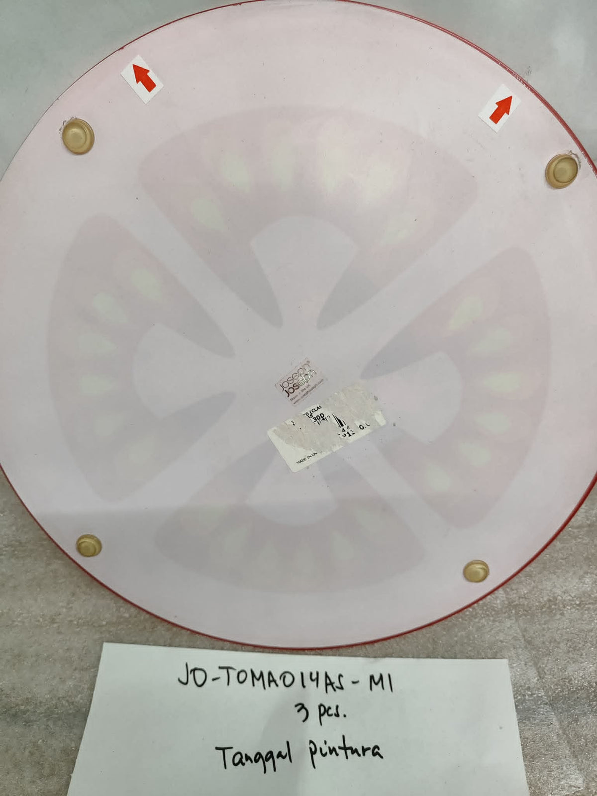 [CLEARANCE - Joseph Joseph] Worktop Saver, Round - Tomato