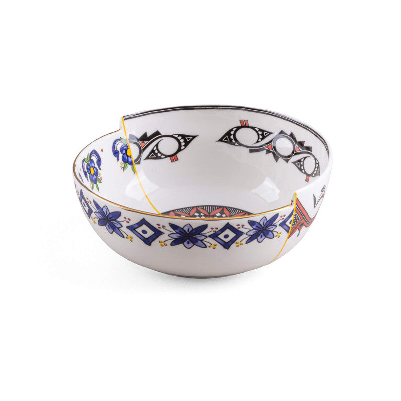 Hybrid Bowl in Porcelain - Tiwanaku