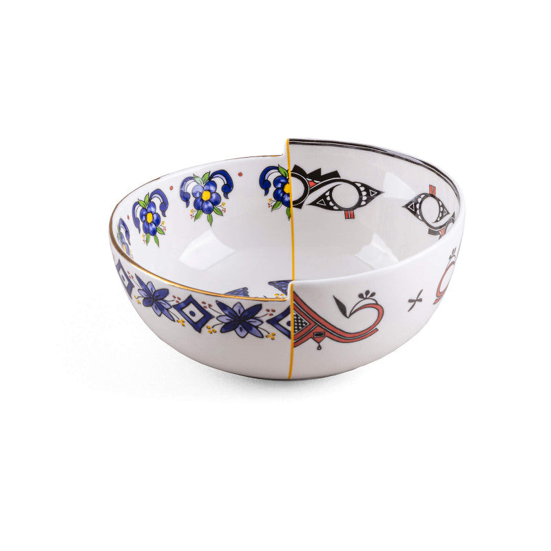 Hybrid Bowl in Porcelain - Tiwanaku