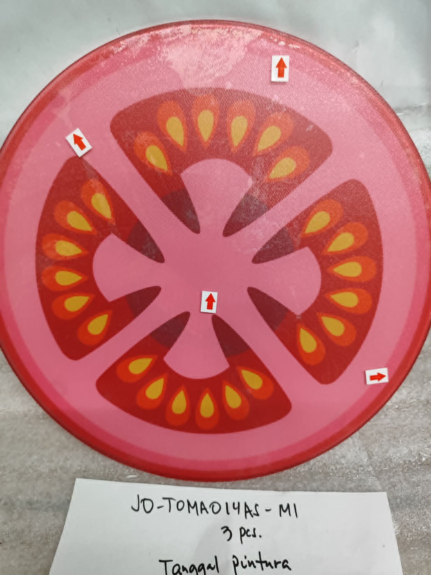 [CLEARANCE - Joseph Joseph] Worktop Saver, Round - Tomato