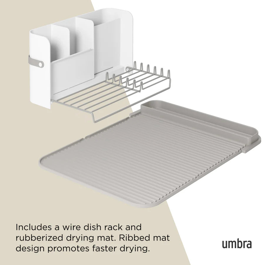 Sling Dish Rack - White/Grey
