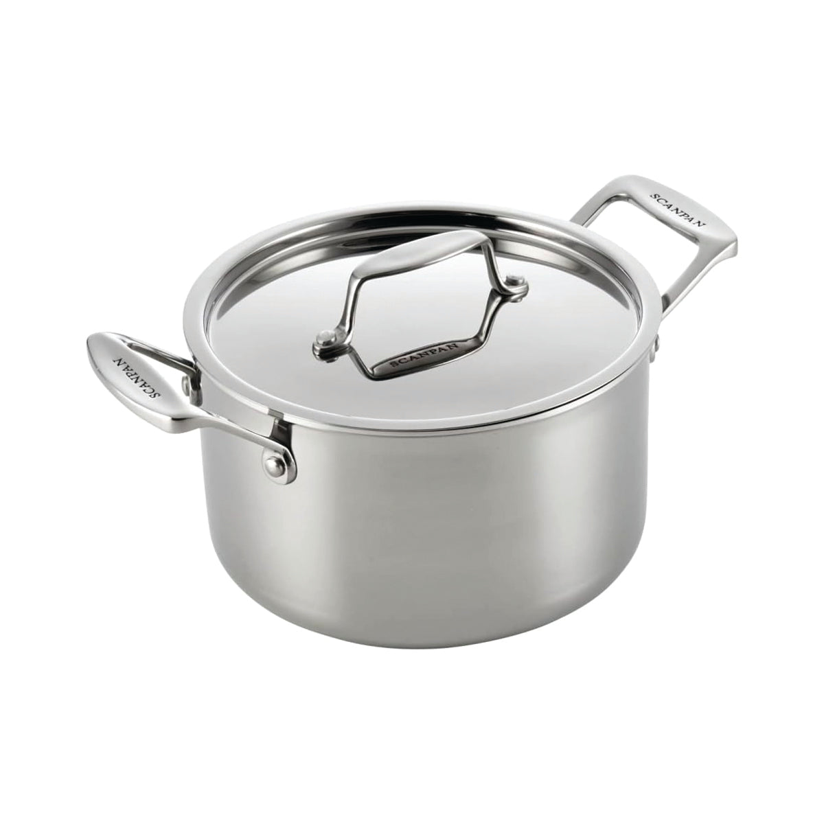 Fusion 5 - Dutch Oven 20cm/3.7L with Lid (Stainless Steel)