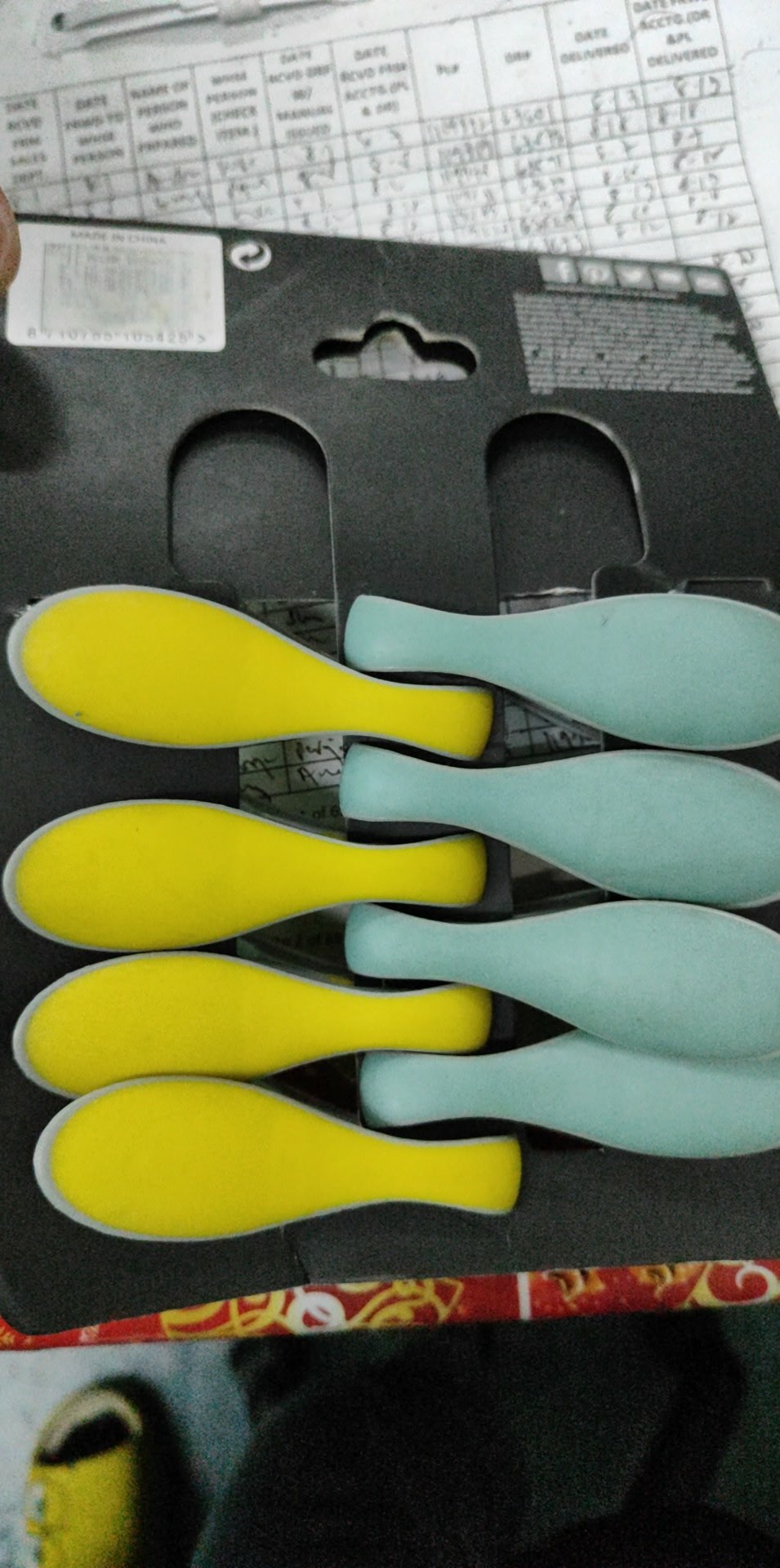 [CLEARANCE - Brabantia] Smart Pegs (Pack of 8) - Yellow/Mint