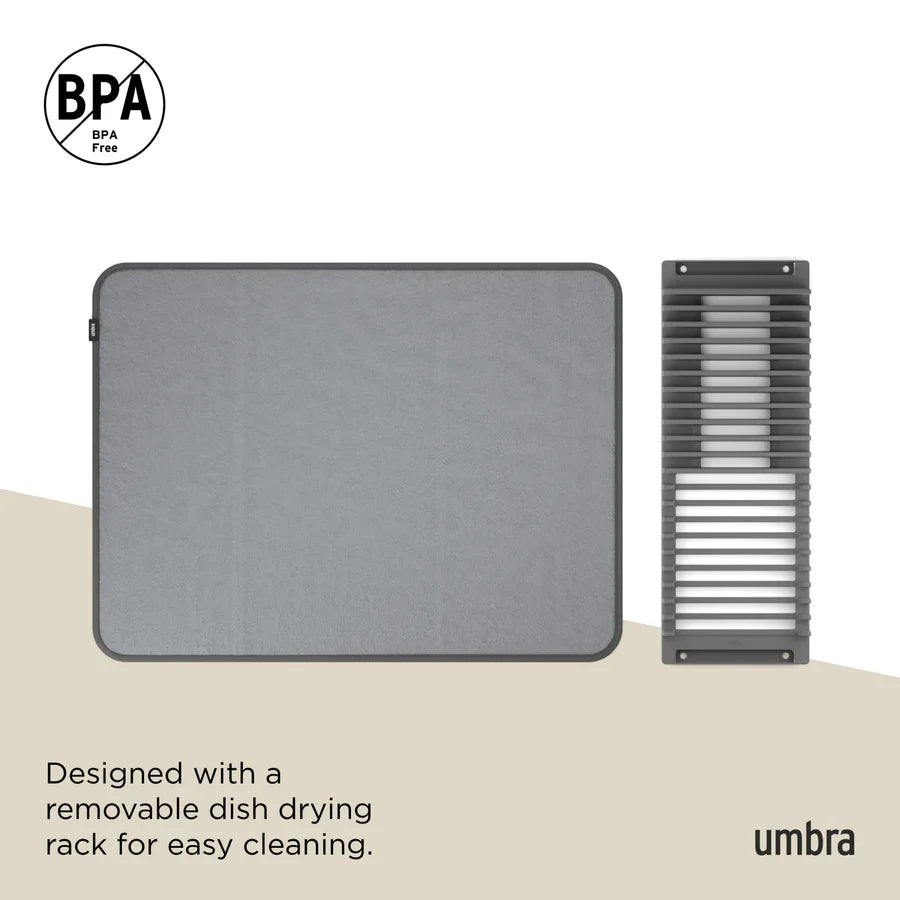 Udry Drying Rack Mat - Charcoal