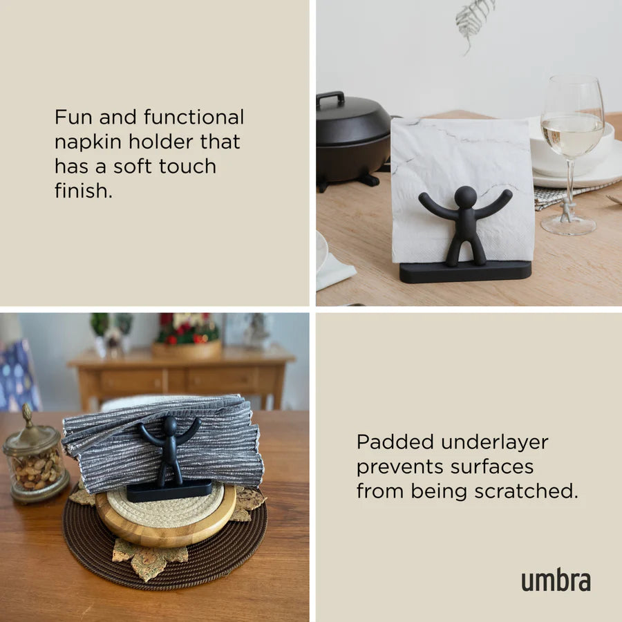 Buddy Napkin Holder - Black