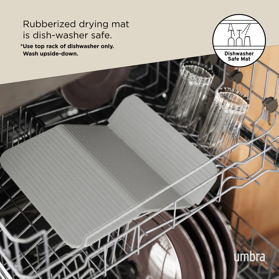 Sling Dish Rack - White/Grey