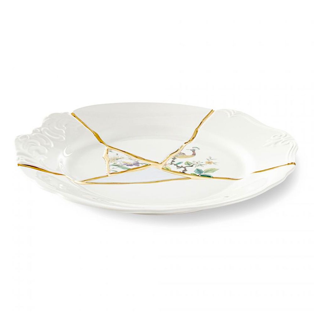 Kintsugi Dinner Plate in Porcelain - N°2