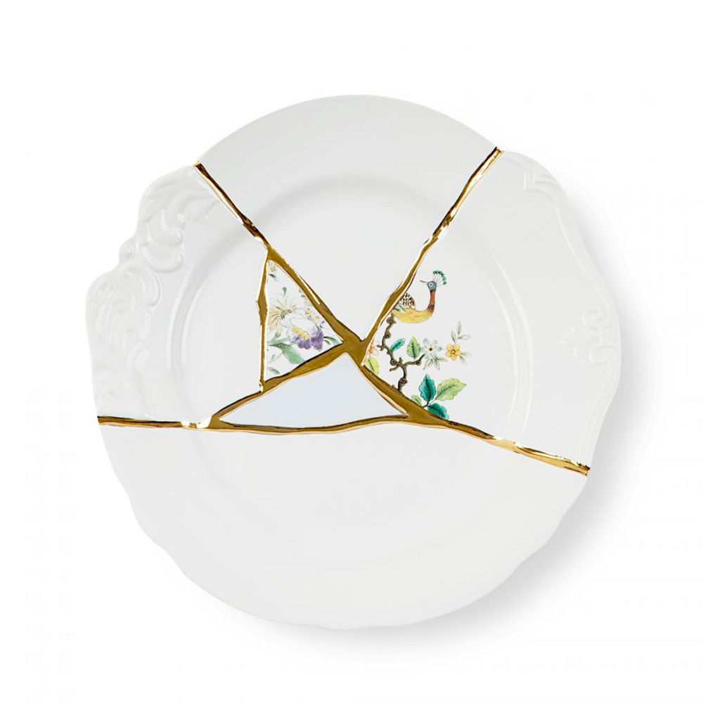 Kintsugi Dinner Plate in Porcelain - N°2