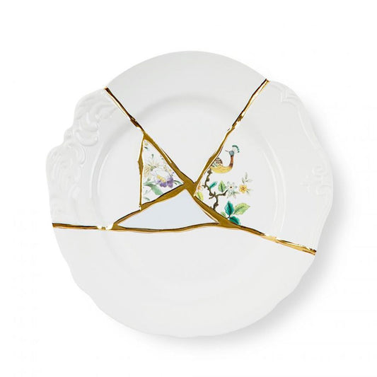 Kintsugi Dinner Plate in Porcelain - N°2