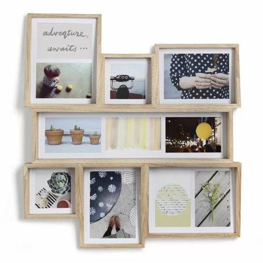 Edge Photo Display Multi Wall - Natural