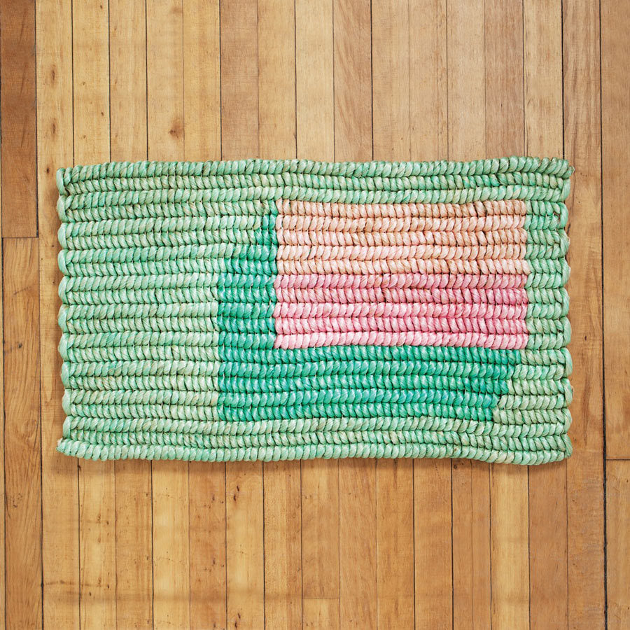 Above Home Floor Mat - Green