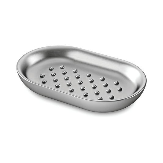 Junip Oval Soap Dish Metal - Stainless Steel