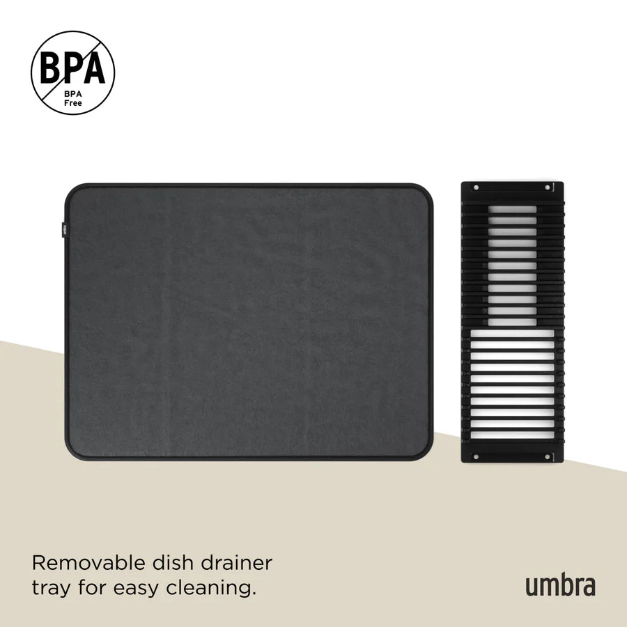 Udry Drying Rack Mat - Black