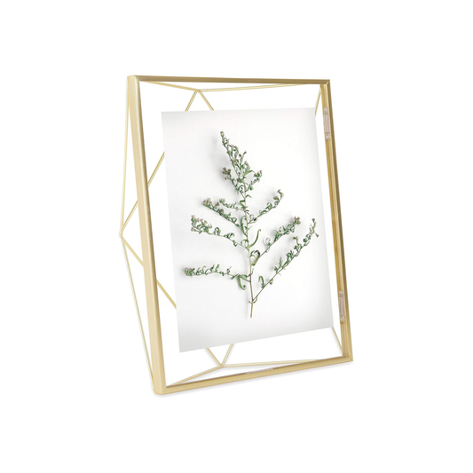 Prisma Picture Frame 8x10" - Matte Brass