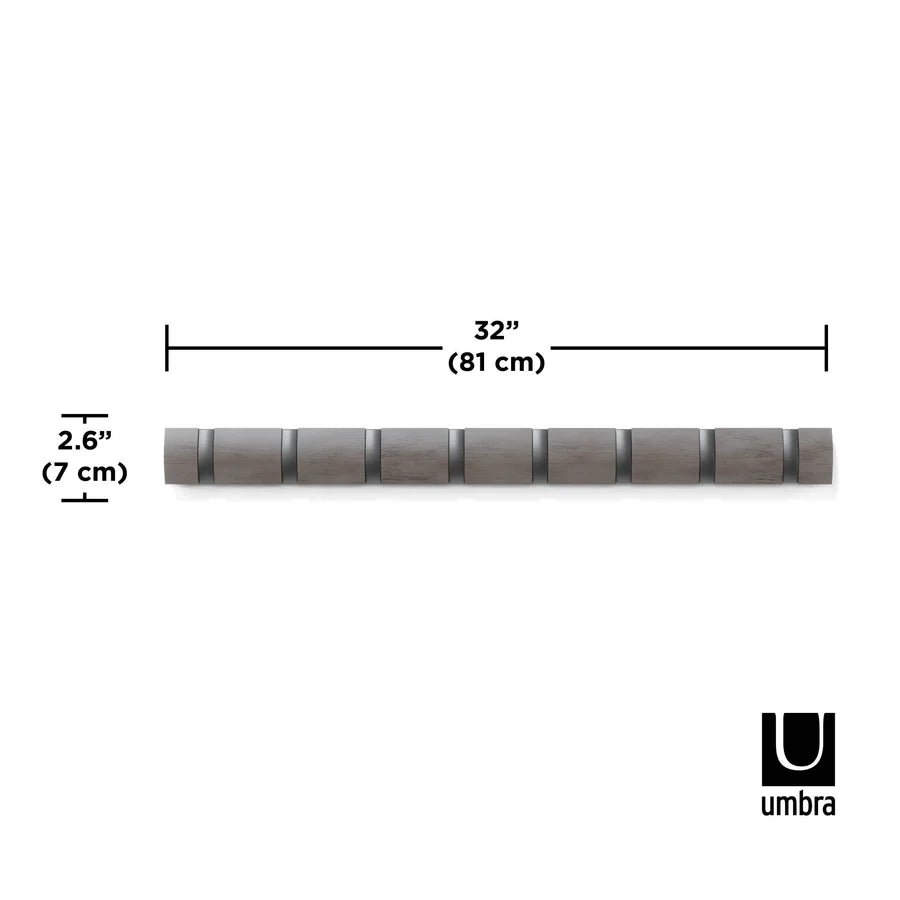Flip 8 Hook - Grey/Pewter