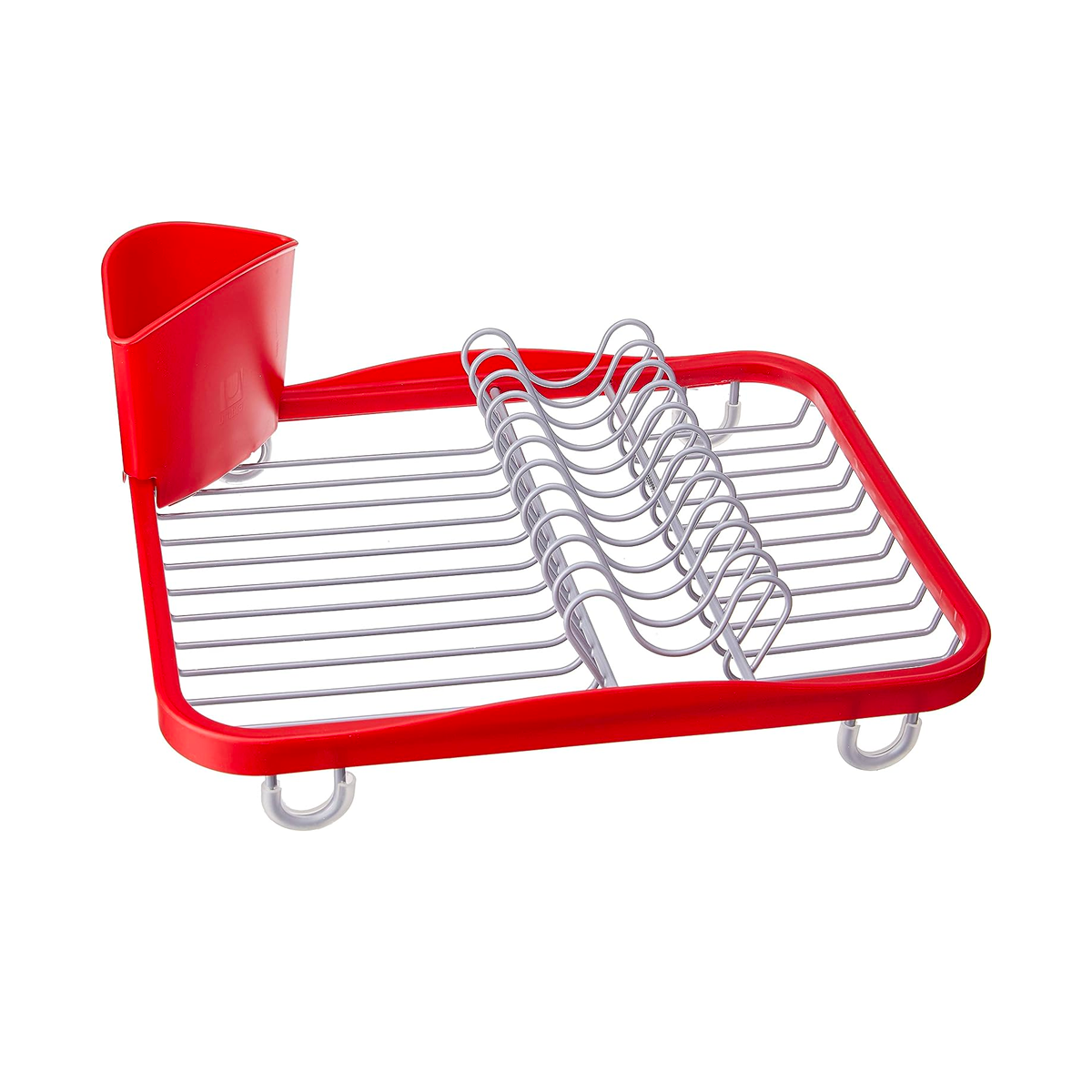 Sinkin Dish Rack - Red/Nickel – Garden Barn, Inc. Housewares