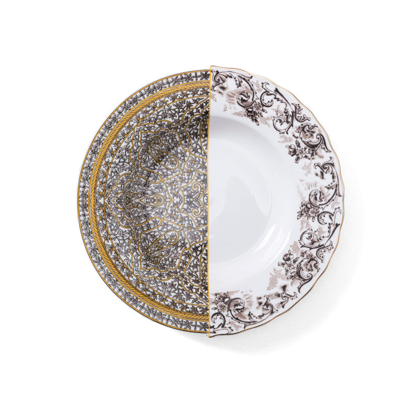 Hybrid Bowl Plate in Porcelain - Agroha