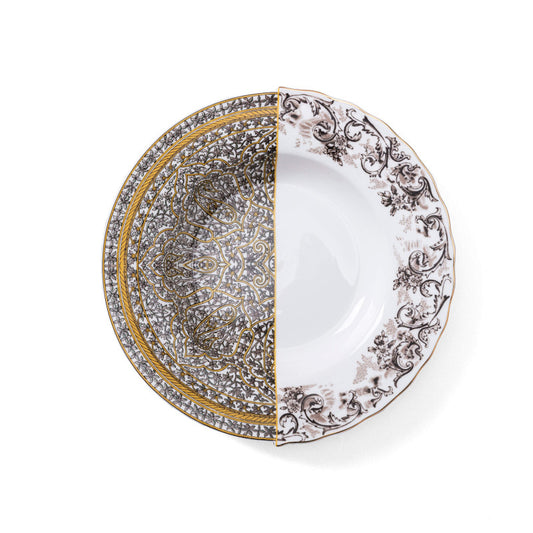 Hybrid Bowl Plate in Porcelain - Agroha