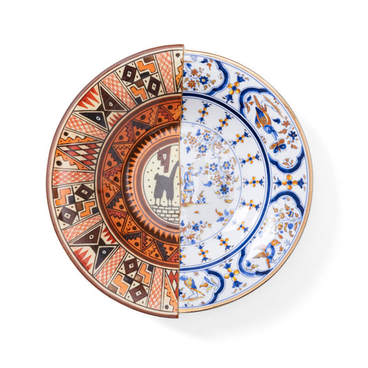 Hybrid Bowl Plate in Porcelain - Tula