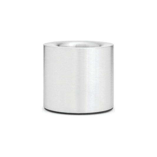 Candle Holder Large - Matt Steel