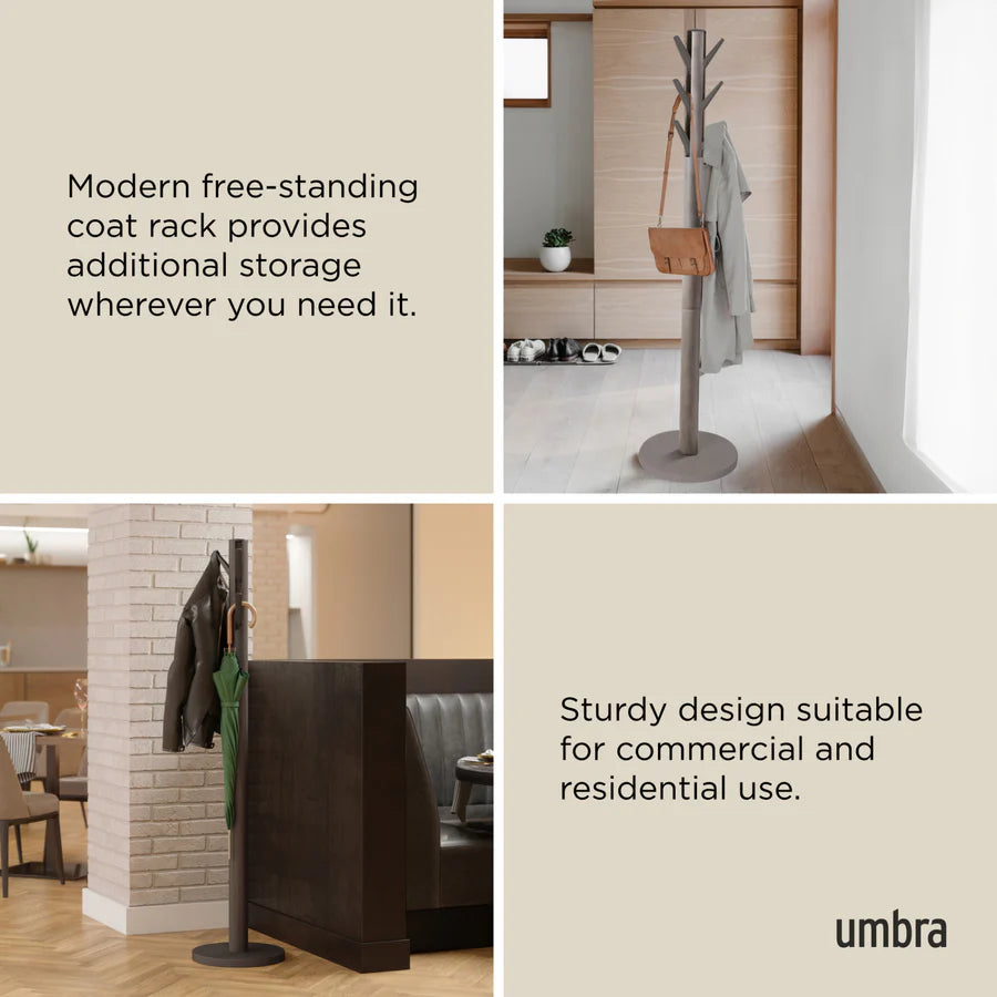 Flapper Coat Rack - Grey