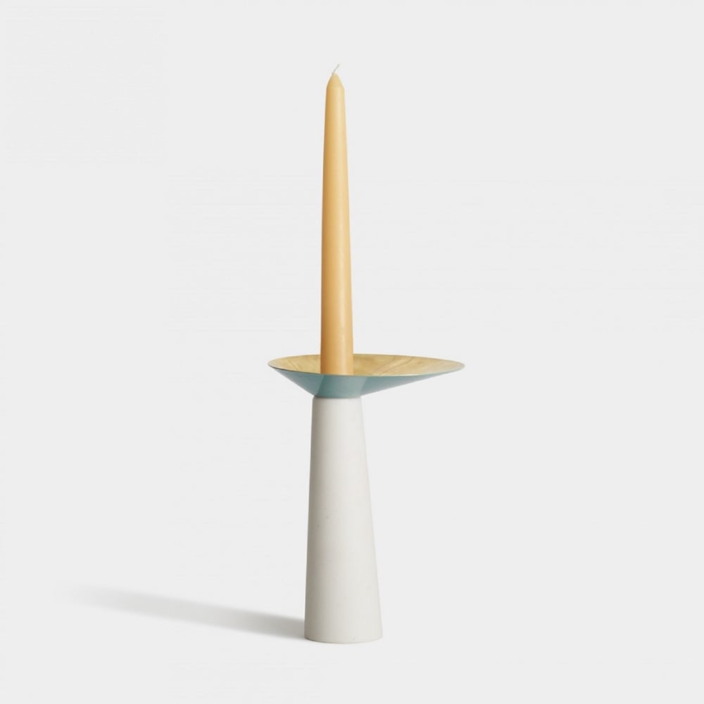 Asymmetricalm Candle Holder (Large) - Teal